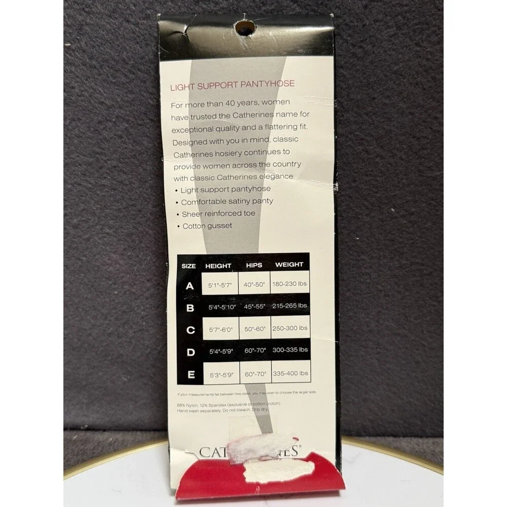 Pantyhose Hosiery Multipack XL Set of 4 Nude Black Ivory Coffee Vintage Sheer